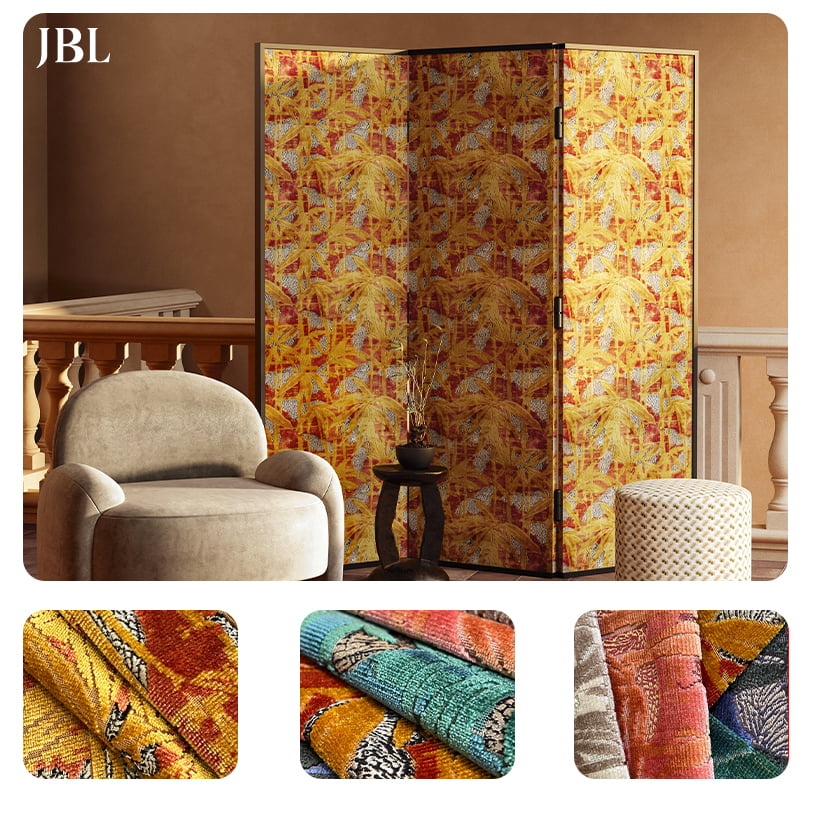 JBL Υψηλής ποιότητας Velvet Fabric Fashion New Collection Πολυτελές σχέδιο Morden Style Jacquard Velvet για καναπέ