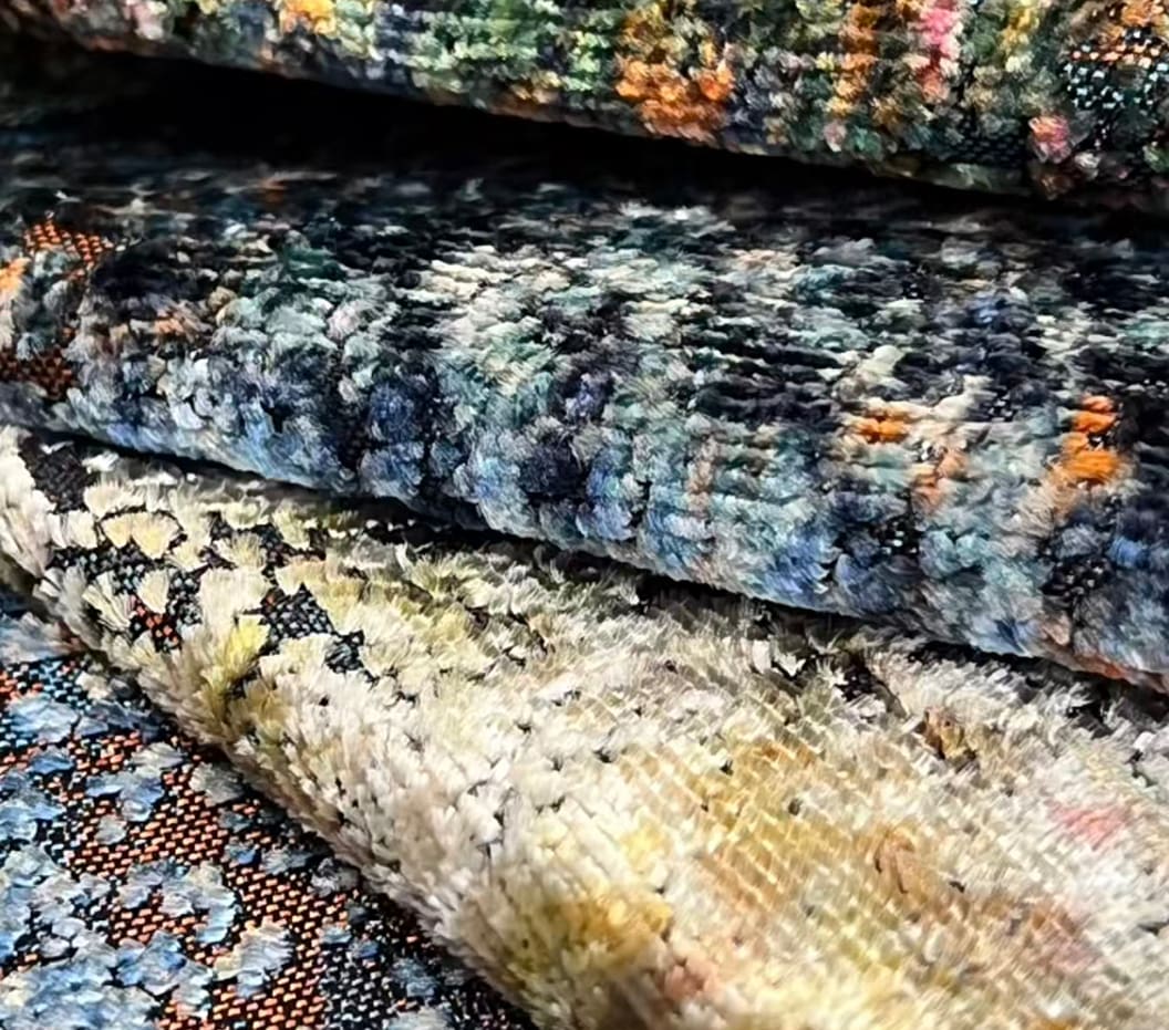 JBL Υψηλής ποιότητας Jacquard Velvet Fabric Fashion Νέα Συλλογή Εξαιρετικά χρώματα Μοτίβο Morden Style Jacquard Velvet για καναπέ